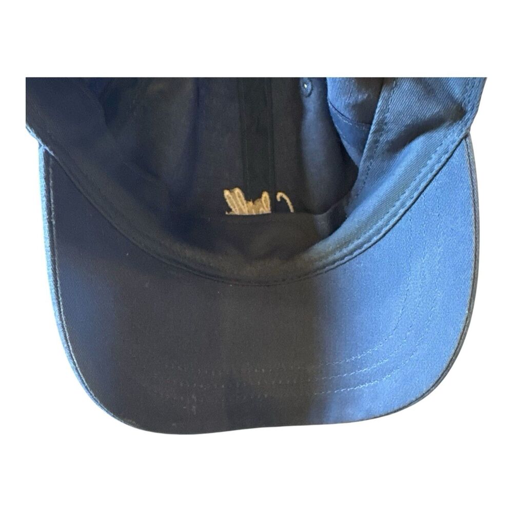 PINK Cap Dad Hat Women OSFM Blue Chill Vibes Embroidered Logo Strapback - Picture 11 of 11